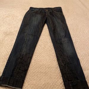 EUC Miss Sixty Binky Cuffed Jeans Size 28x32
